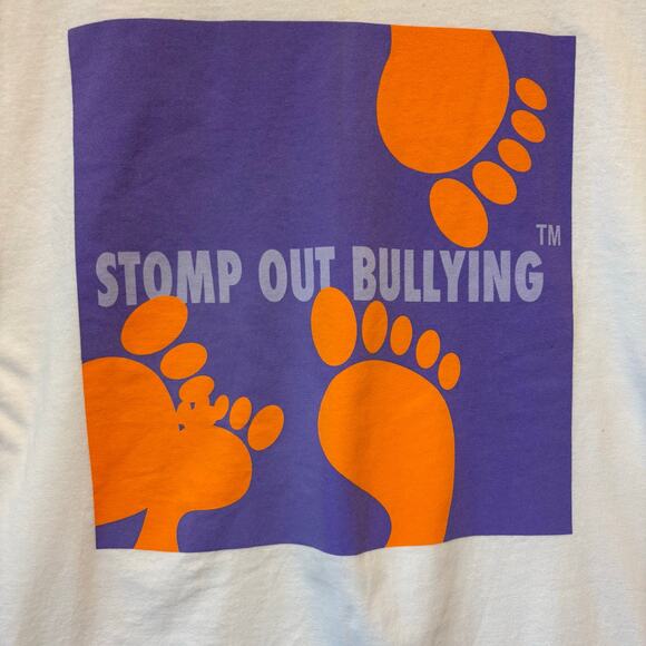 Vintage Hanes Beefy-T Nerds Unite Stomp Out Bullying Tee 2XL Skater Streetwear - Picture 2 of 8